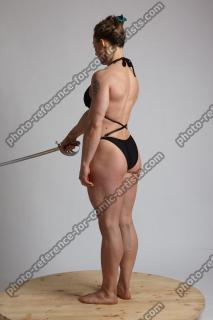 Karolina FIGHTING WITH SWORD